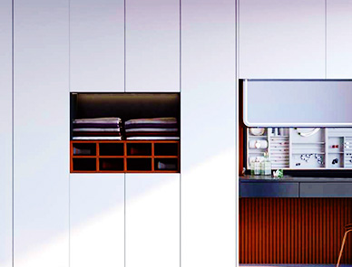 客户定制的下移宽柜系统