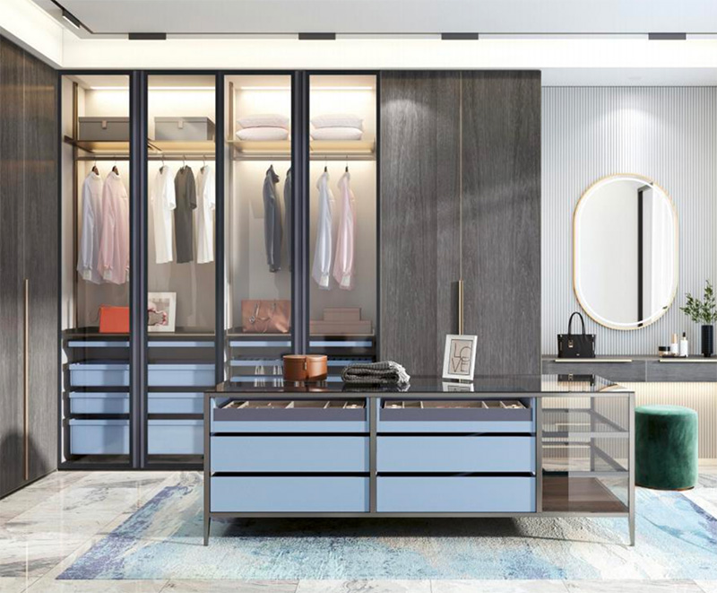 极简玻璃平开门系列