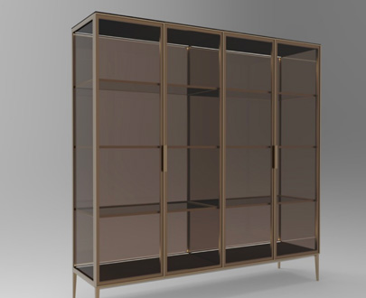 衣柜衣帽门板系统